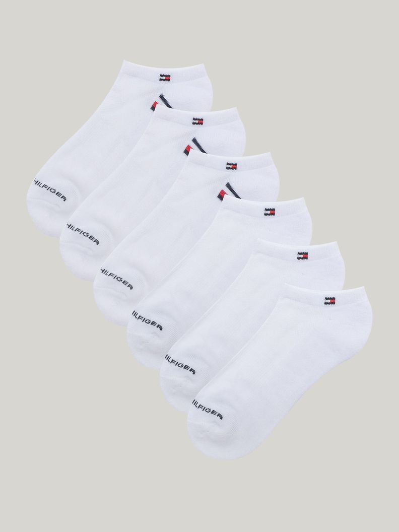 Pack De 6 Calcetines Sport Blanco Tommy Hilfiger-0