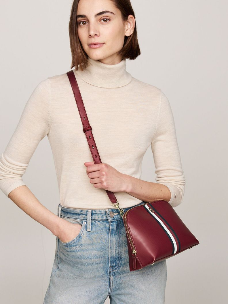 Bandolera Modern Corporate Monogram Rojo Tommy Hilfiger-1