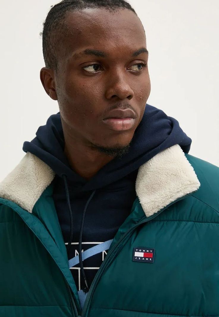 Parka Vest Acolchada y Cuello Alto Verde Tommy Hilfiger-3