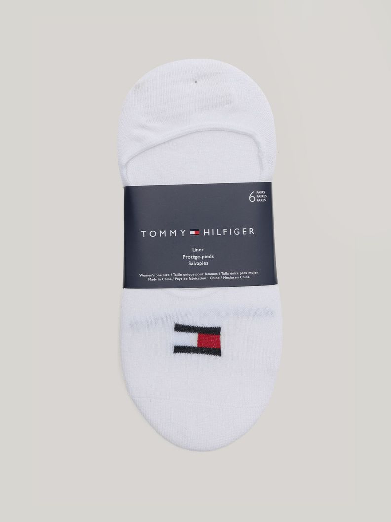 Pack De 6 Calcetines Sport Liner Blanco Tommy Hilfiger-1