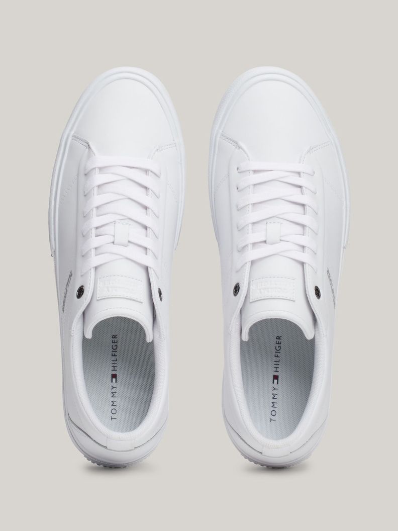 Zapatillas Street Cuero Con Logo Blanco Tommy Hilfiger-2