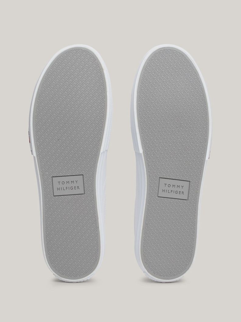 Zapatillas Street Cuero Con Logo Blanco Tommy Hilfiger-3