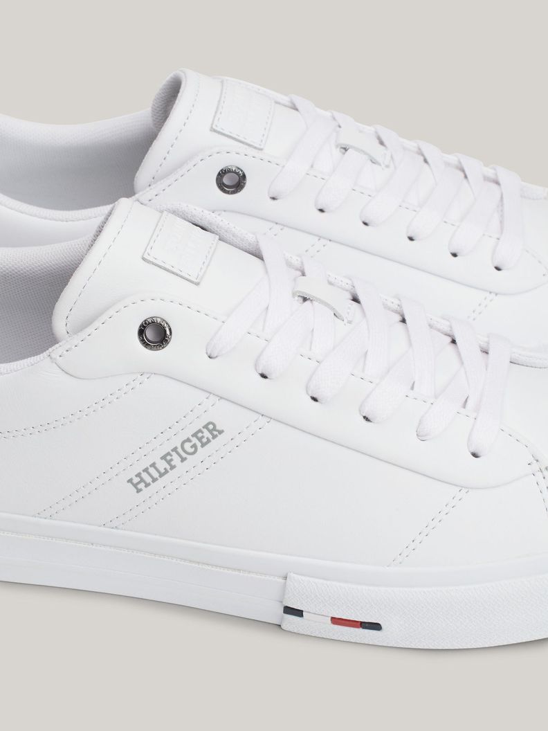Zapatillas Street Cuero Con Logo Blanco Tommy Hilfiger-6