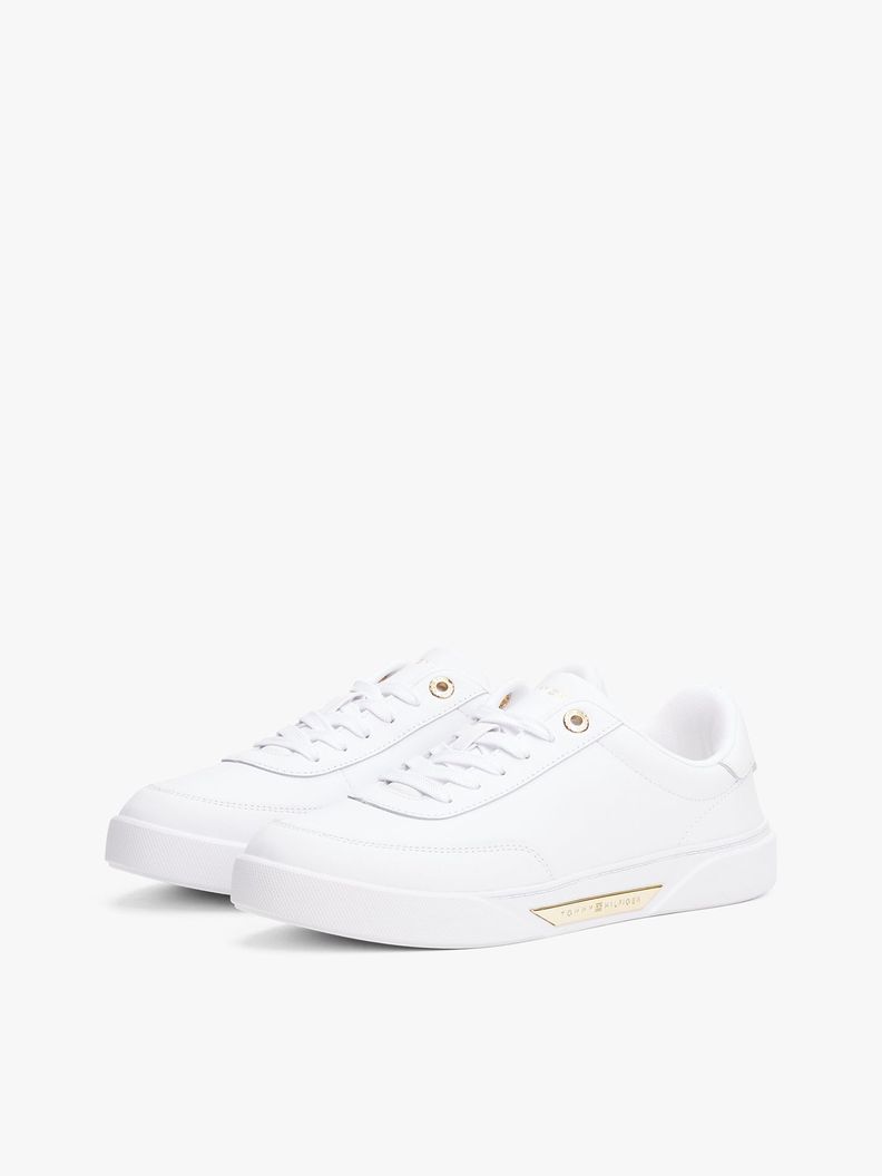 Zapatillas De Cuero Essential Chic Blanco 36