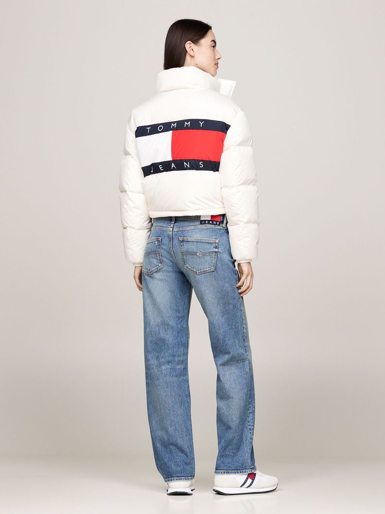 Parka Alaska Acolchada Gráfico Blanco Tommy Hilfiger-2