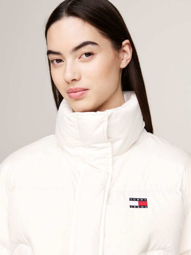 Parka Alaska Acolchada Gráfico Blanco Tommy Hilfiger-3
