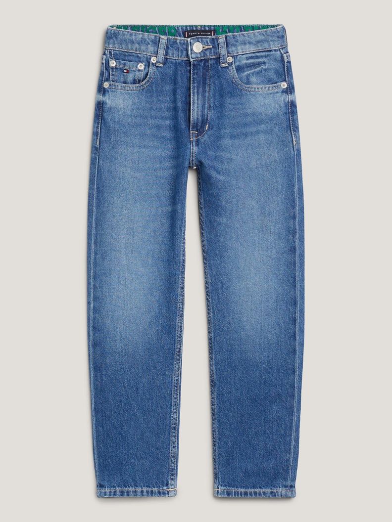 Jeans Skater Con Efecto Desteñido Azul Tommy Hilfiger-4
