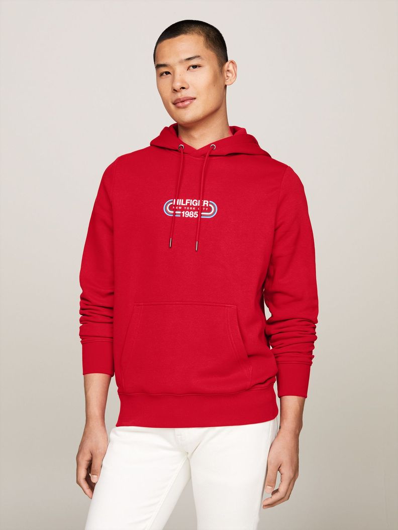 Polerón Hoodie Logo Sport Gráfico Rojo Tommy Hilfiger-0