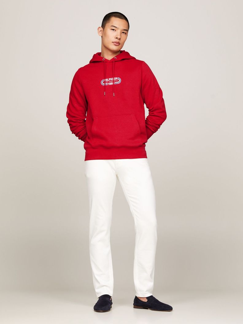 Polerón Hoodie Logo Sport Gráfico Rojo Tommy Hilfiger-1