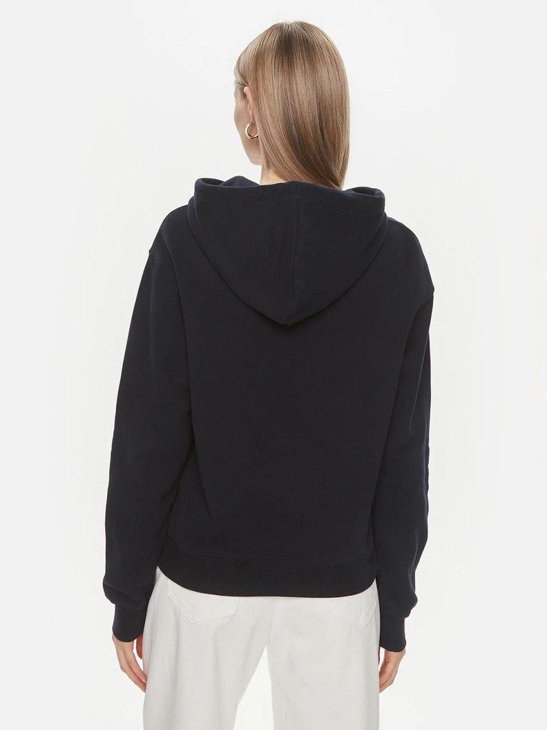 Polerón Hoodie Con Logo Bordado DW5 Azul Tommy Hilfiger-2
