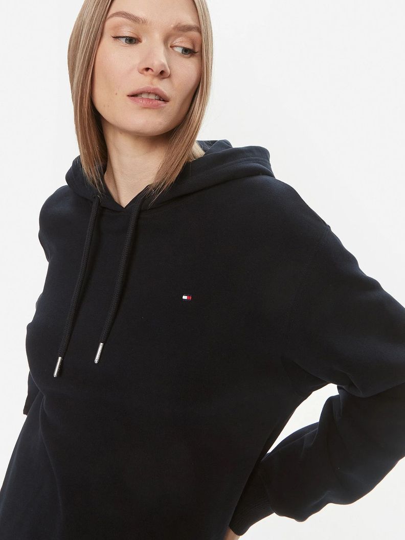 Polerón Hoodie Con Logo Bordado DW5 Azul Tommy Hilfiger-3