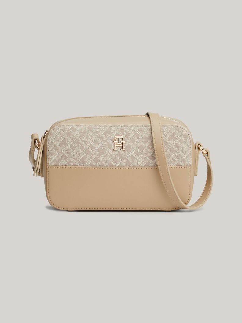 Bandolera Jacquard Monogram Beige Tommy Hilfiger-0