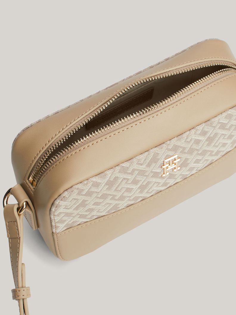 Bandolera Jacquard Monogram Beige Tommy Hilfiger-3
