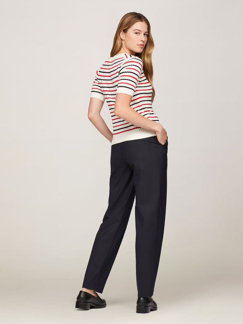 Sweater Tejido Cable Slim Fit Multicolor Tommy Hilfiger-2