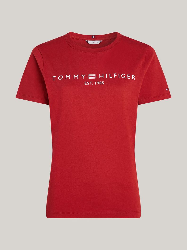 Polera Signature Con Logo Rojo Tommy Hilfiger-4