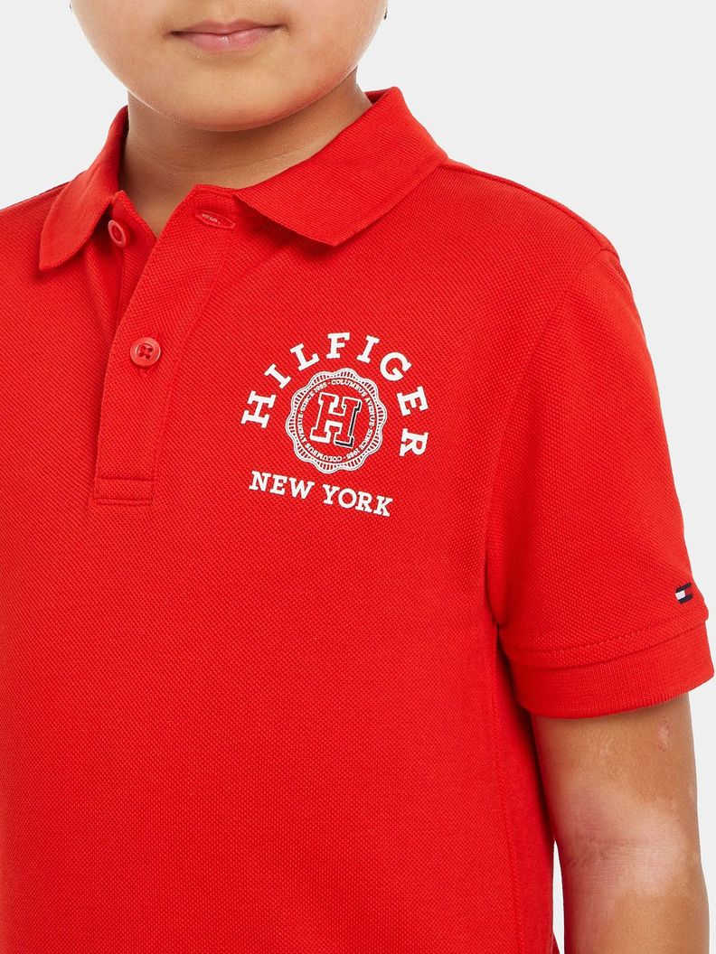 Polo Logo Monotype Regular Fit Rojo Tommy Hilfiger-2