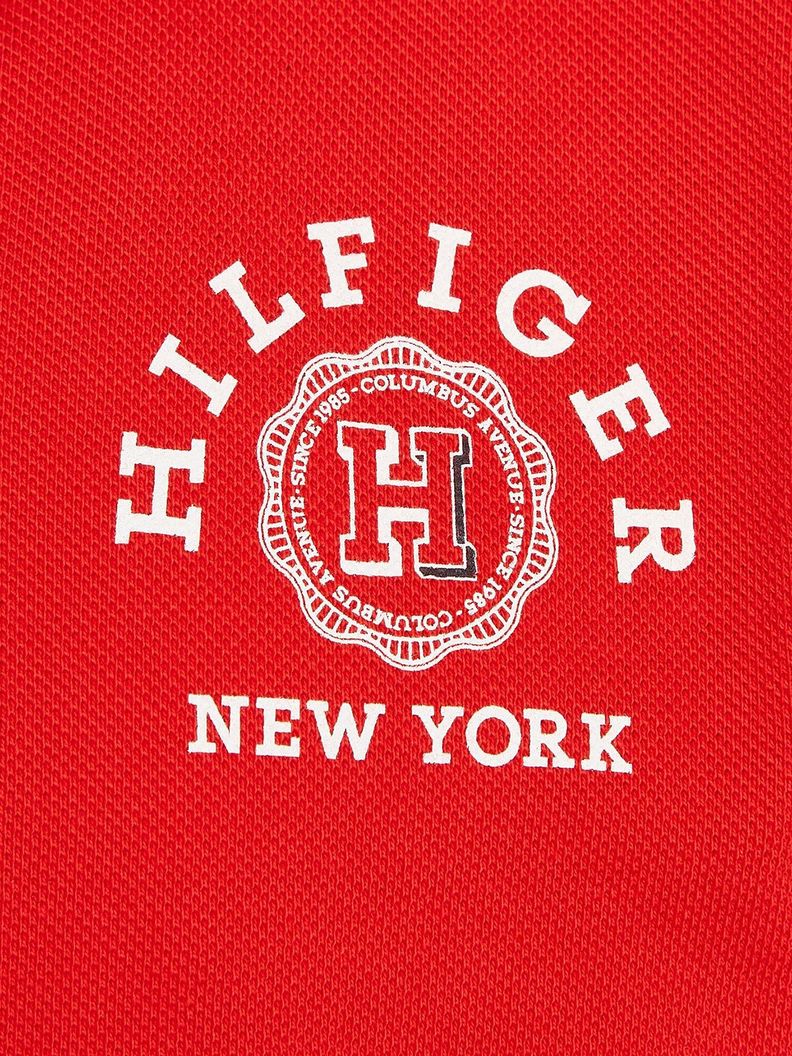 Polo Logo Monotype Regular Fit Rojo Tommy Hilfiger-3