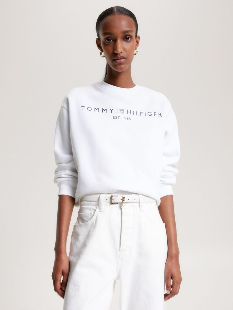 Polerón Modern Con Logo Blanco Tommy Hilfiger-0