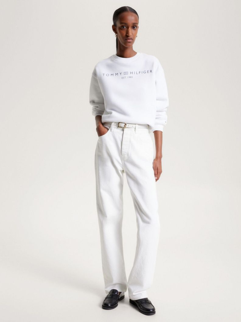 Polerón Modern Con Logo Blanco Tommy Hilfiger-1