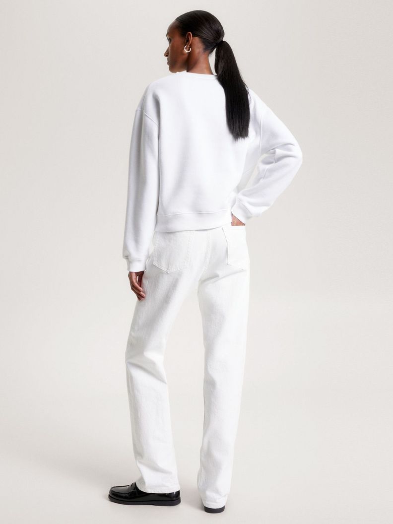 Polerón Modern Con Logo Blanco Tommy Hilfiger-2