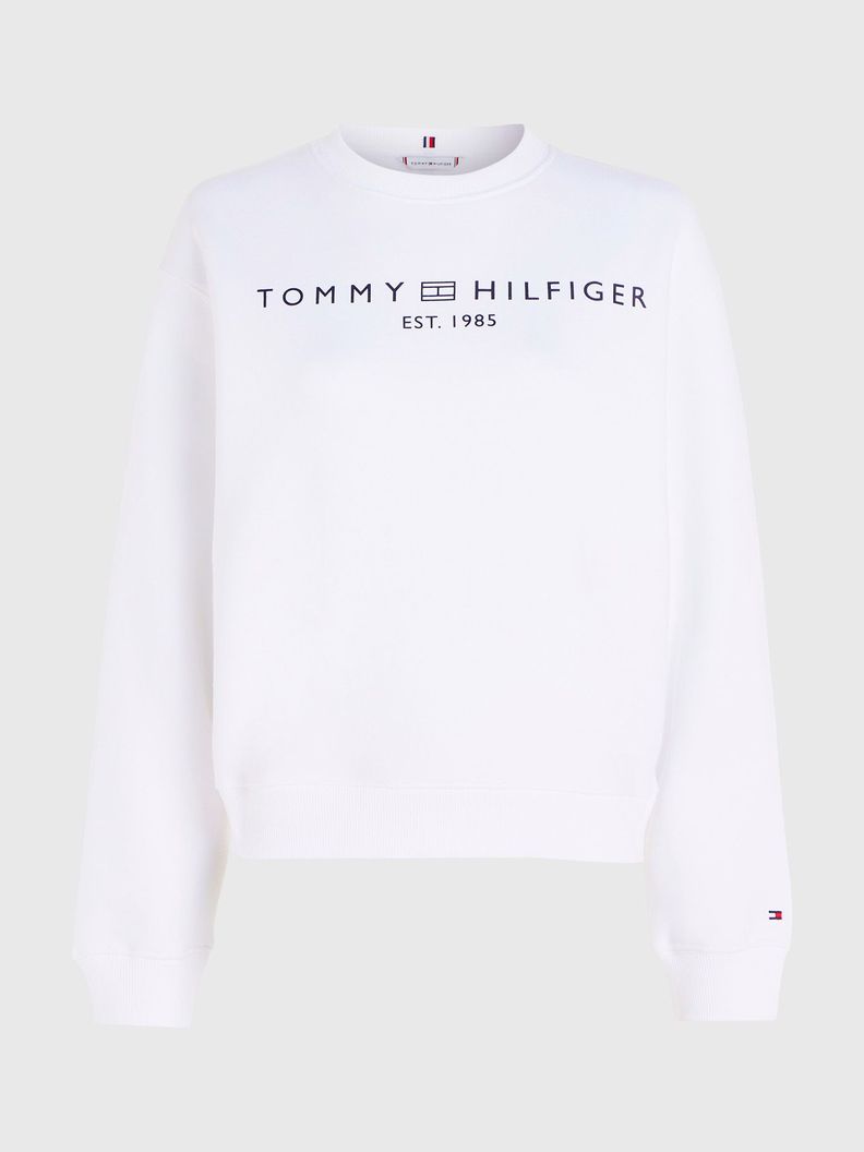 Polerón Modern Con Logo Blanco Tommy Hilfiger-4