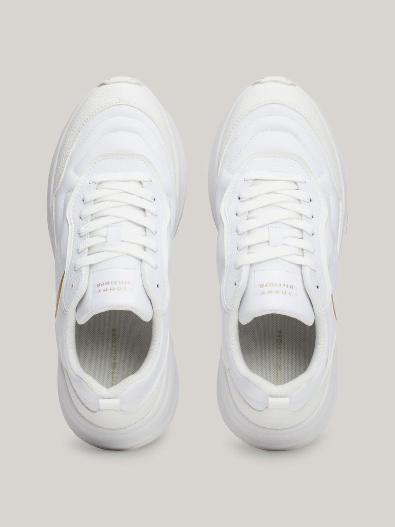Zapatillas De Cuero Chunky Dressy Blanco Tommy Hilfiger-2