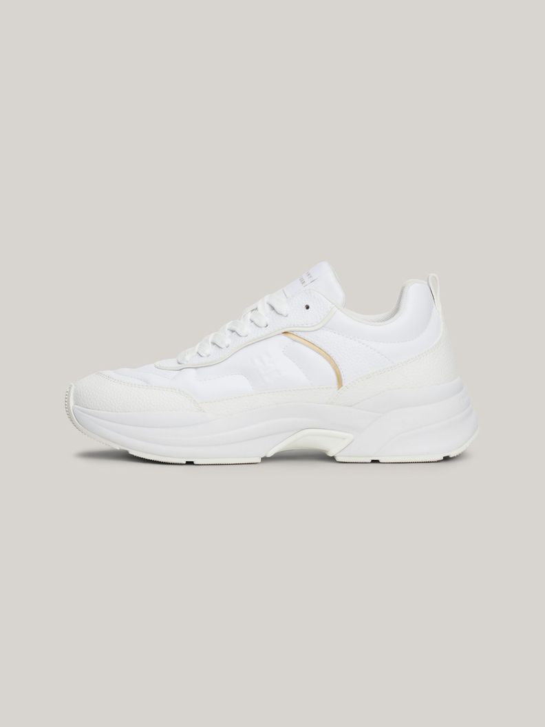 Zapatillas De Cuero Chunky Dressy Blanco Tommy Hilfiger-5