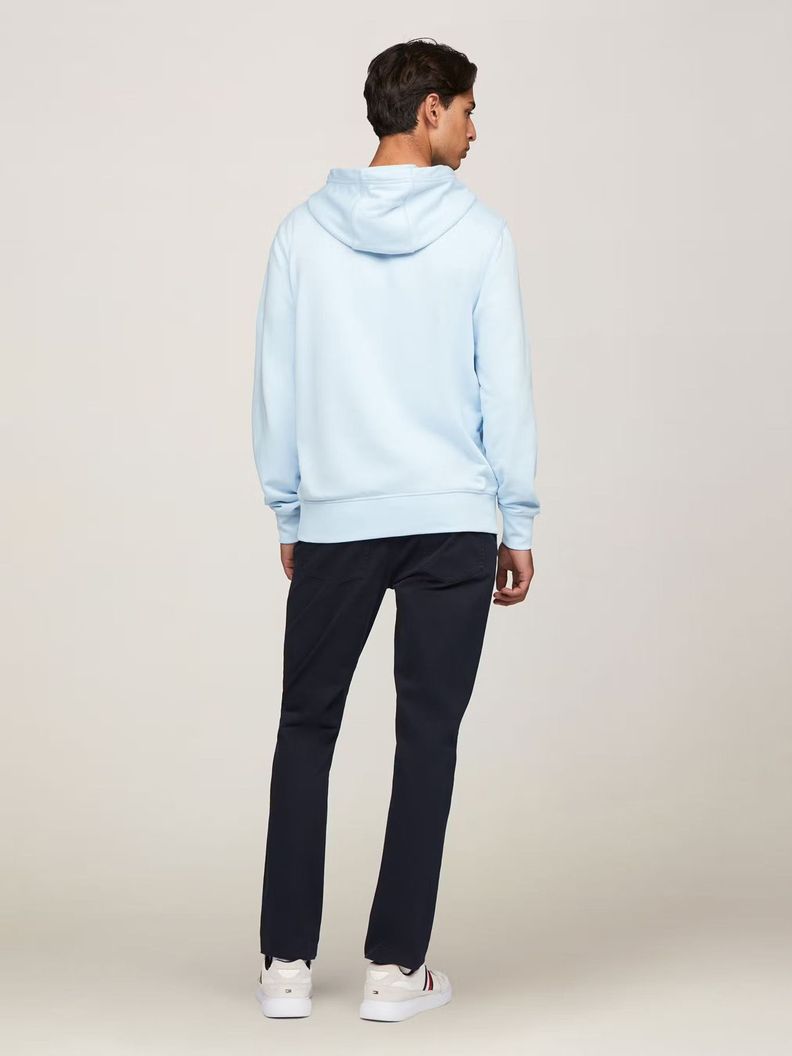 Polerón Hoodie Essential Logo Celeste Tommy Hilfiger-2