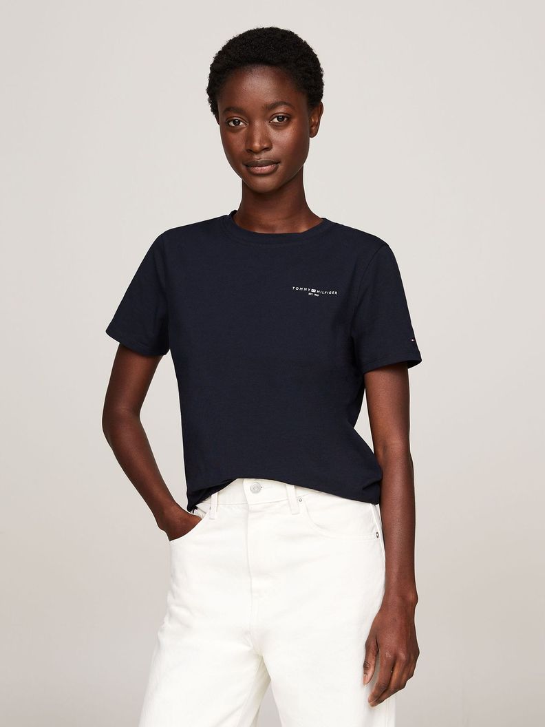 Polera Collection 1985 Regular Fit Azul Tommy Hilfiger-0