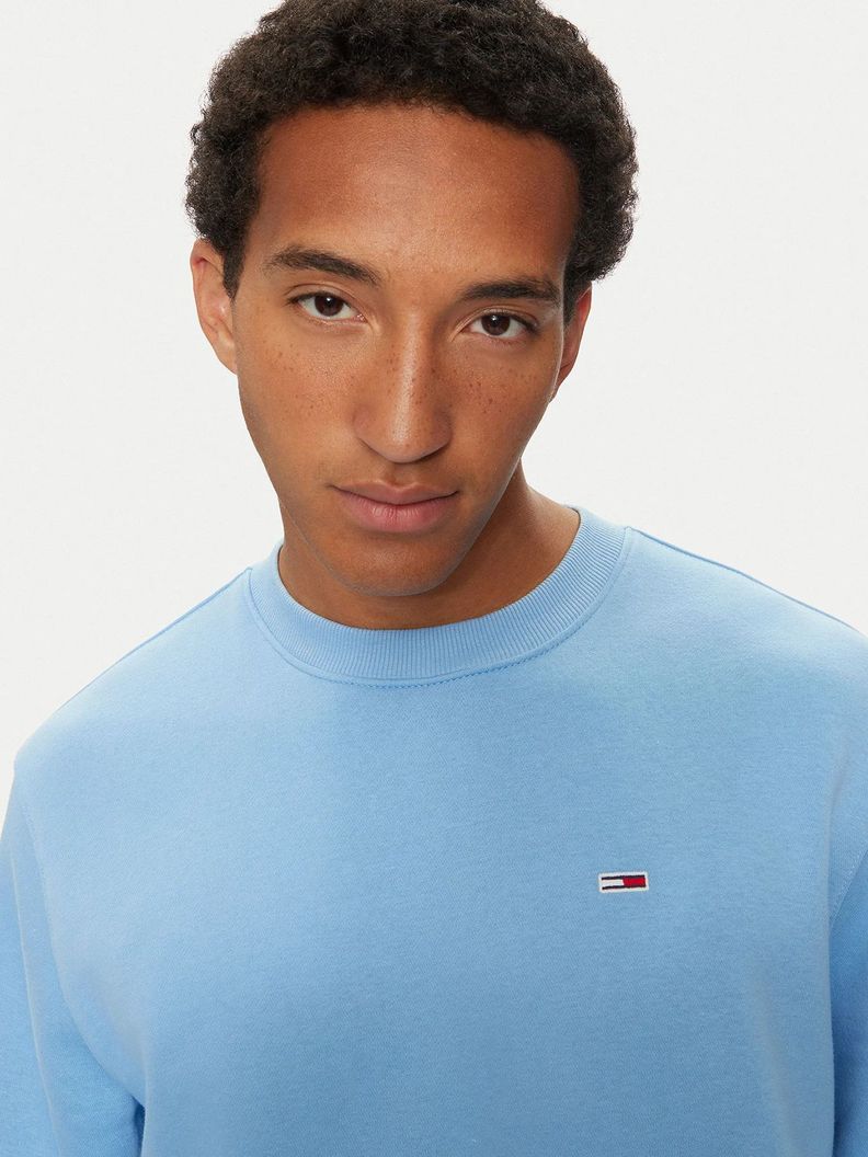Polerón Cuello Redondo Regular Fit Celeste Tommy Jeans-3