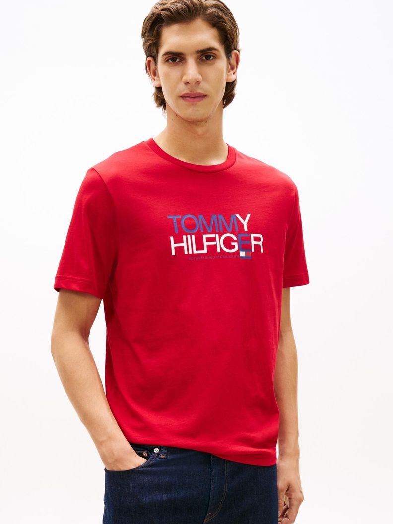 Polera Con Logo Brand Regular Fit