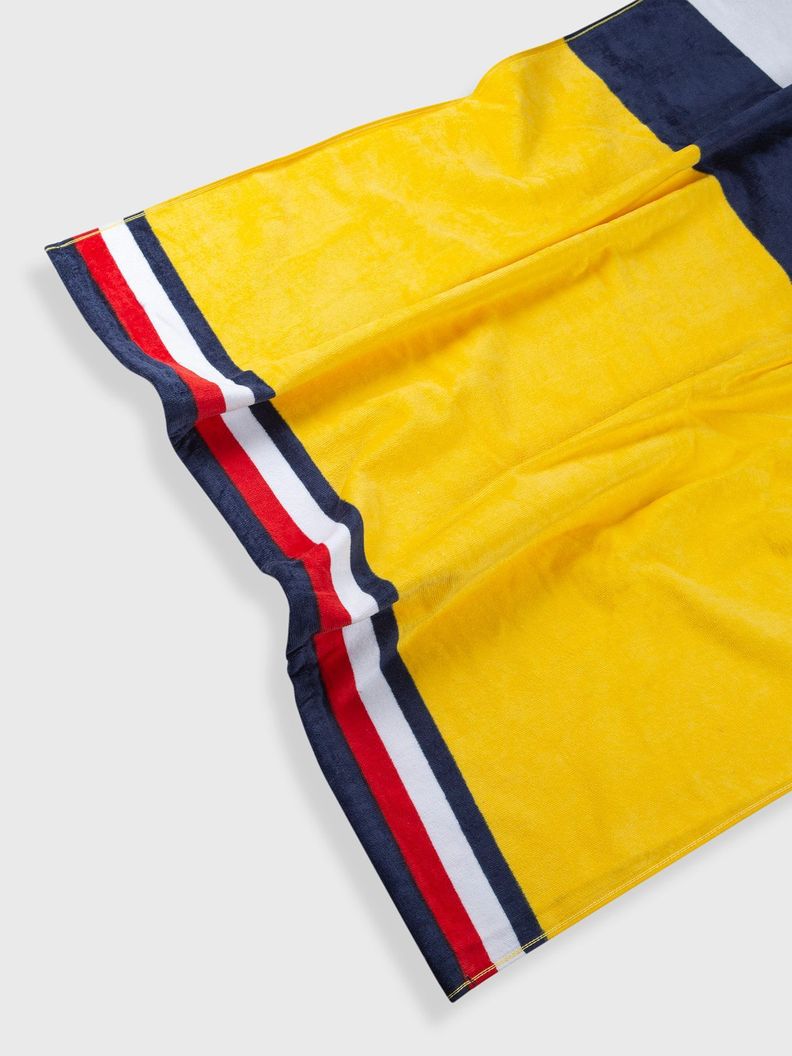 Toalla Playa Colorblock Azul Tommy Hilfiger M2-2