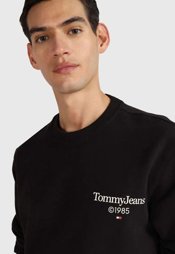 Polerón Logo Entry Graphic Negro Tommy Jeans-1