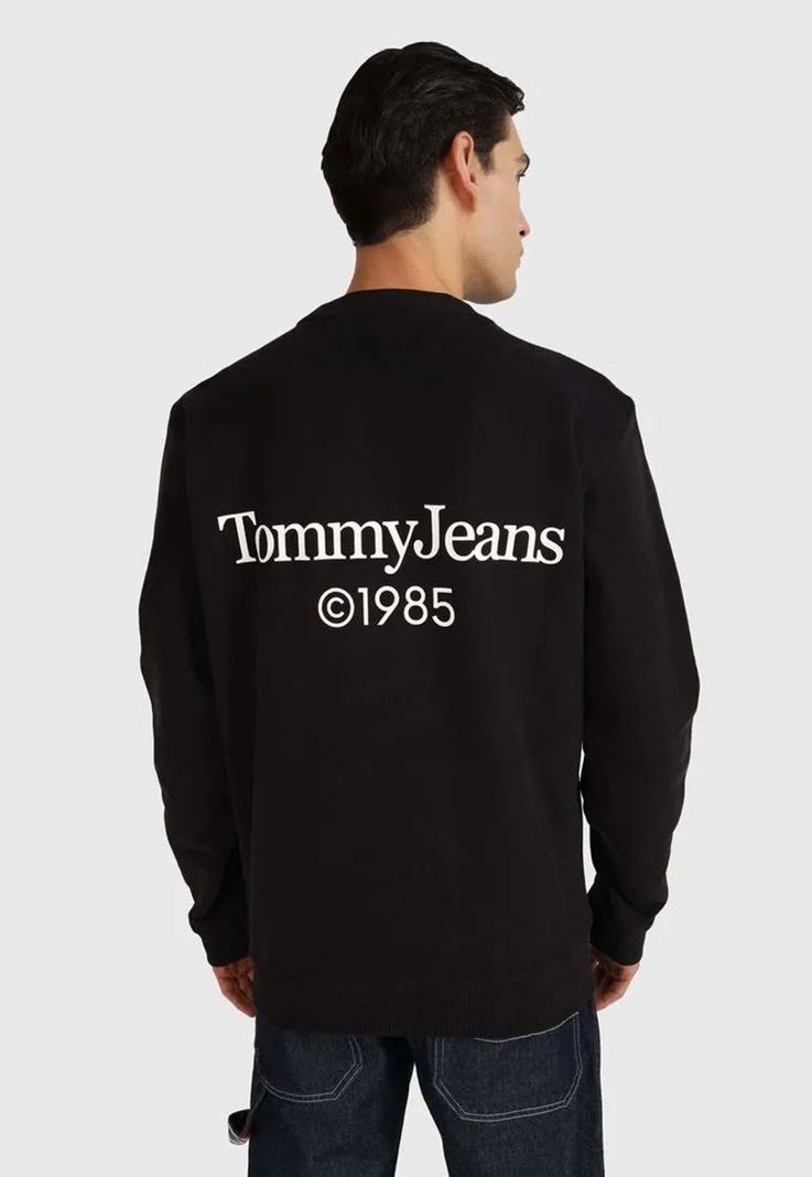 Polerón Logo Entry Graphic Negro Tommy Jeans-3