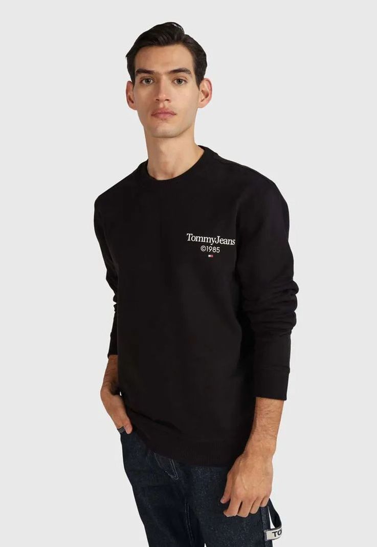 Polerón Logo Entry Graphic Negro Tommy Jeans-4