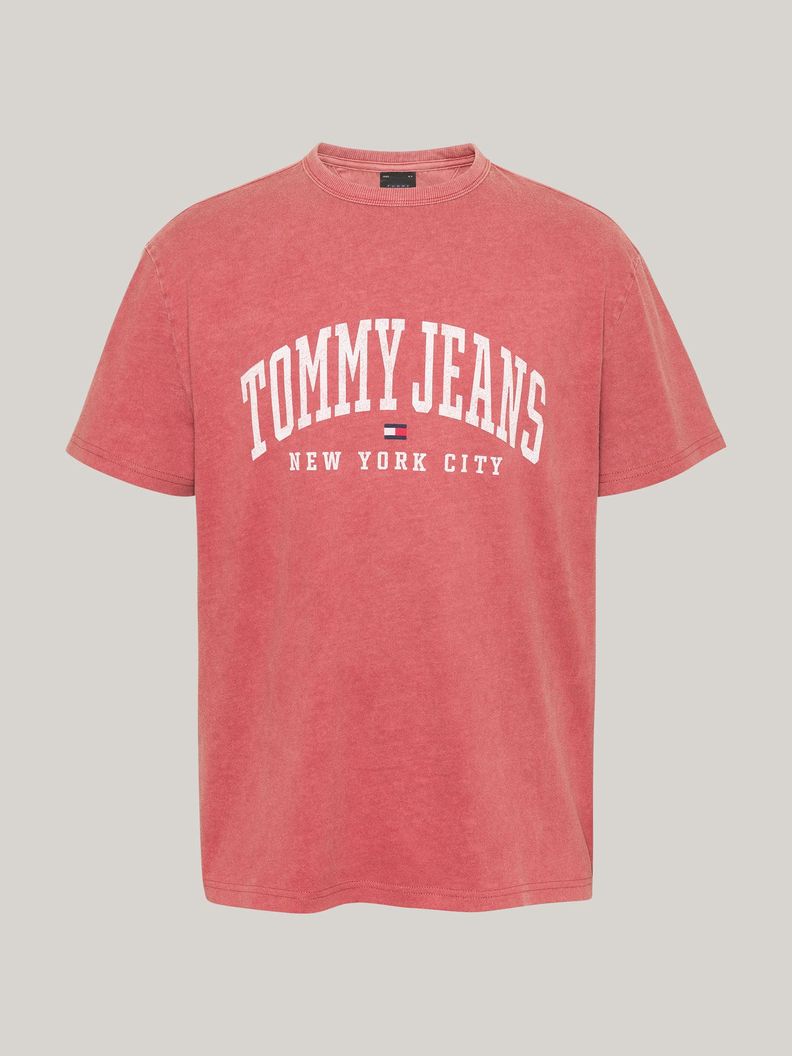Polera Varsity Logo Regular Fit Rosado Tommy Hilfiger-4