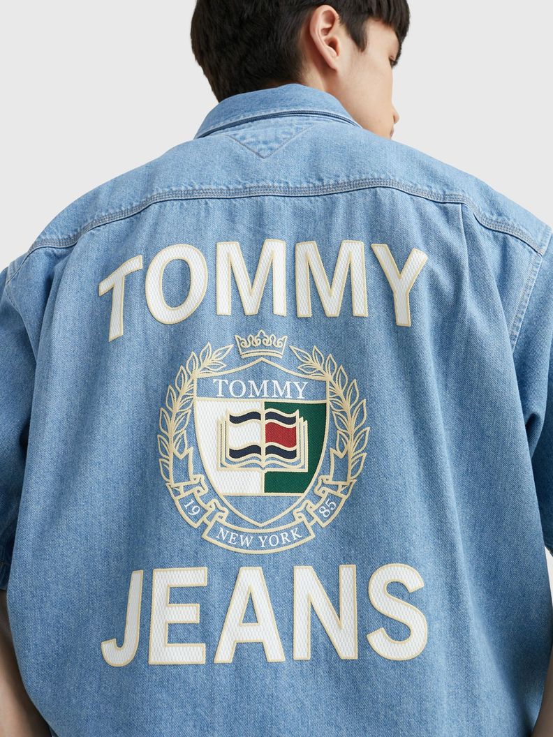 Sobrecamisa Denim Oversize Azul Tommy Jeans-3