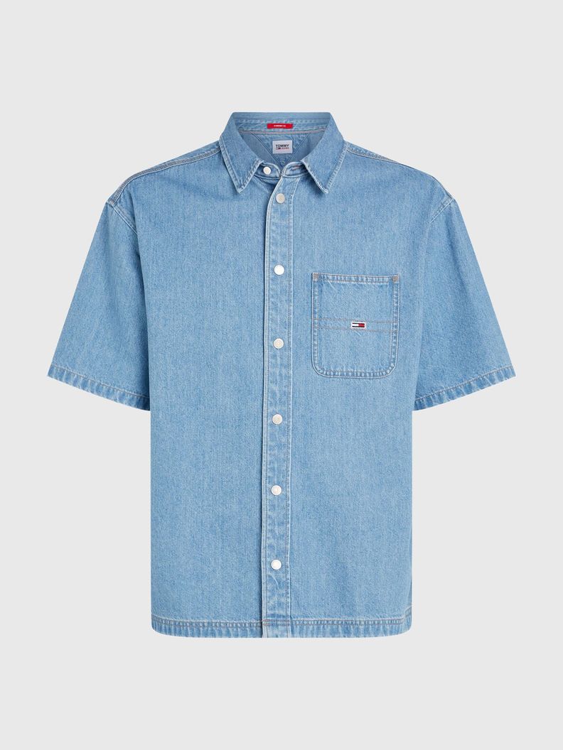 Sobrecamisa Denim Oversize Azul Tommy Jeans-4
