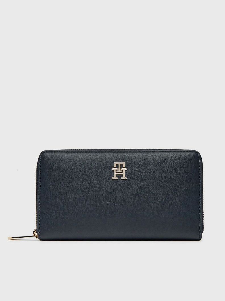 Billetera Con Logo Monogram Azul Tommy Hilfiger-0