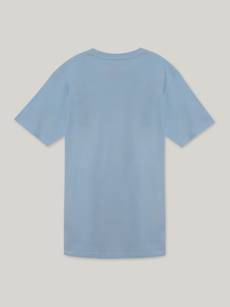 Polera De Niño Archive Con Logo Celeste Tommy Hilfiger-1