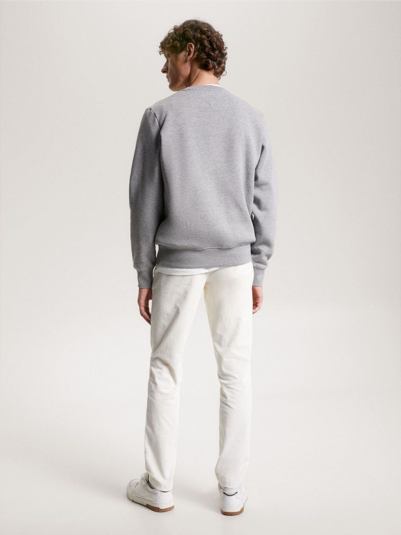 Polerón C-Neck Con Logo Estampado Gris Tommy Hilfiger-2