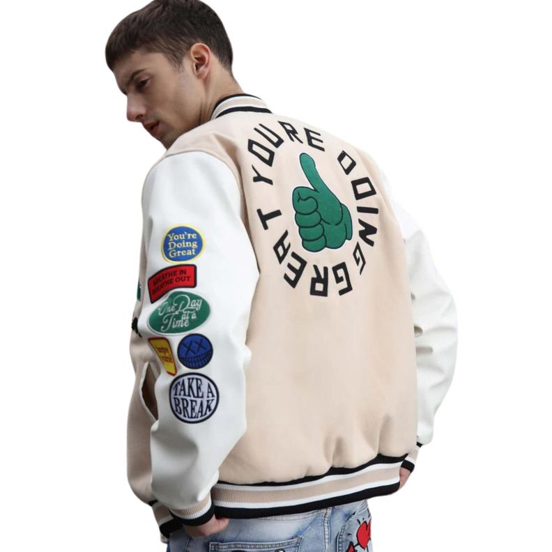 Chaqueta Universitaria Bomber Luxury-1