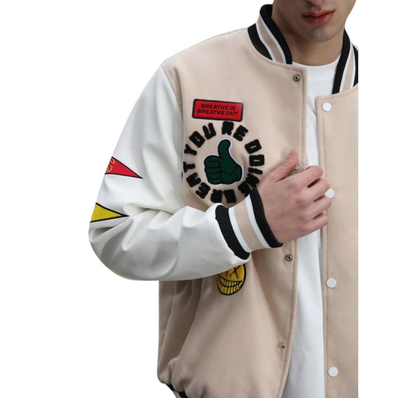 Chaqueta Universitaria Bomber Luxury-2