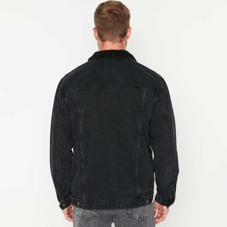 Chaqueta Mezclilla Negra Chiporro Negro Hombre-2