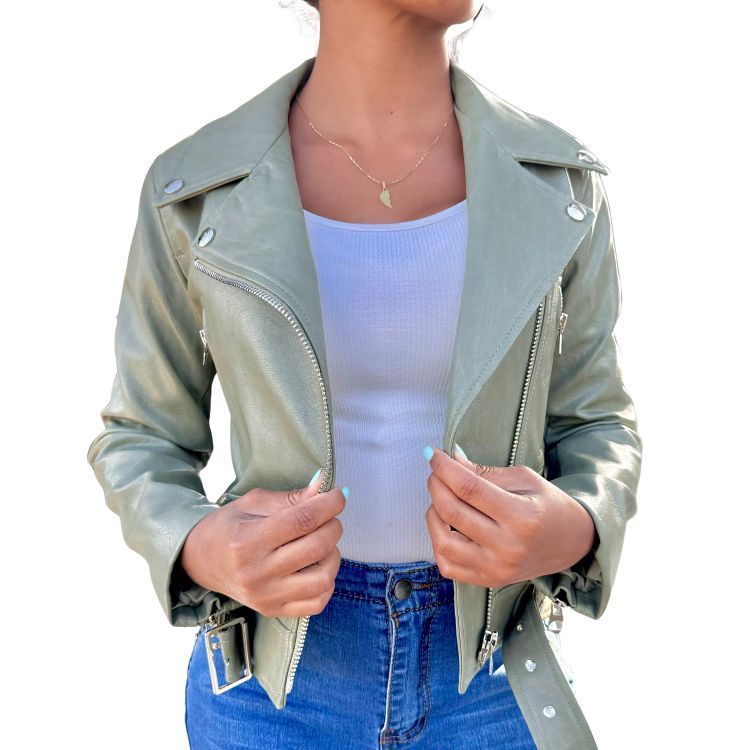 Chaqueta Ecocuero New Tentation Mujer-0