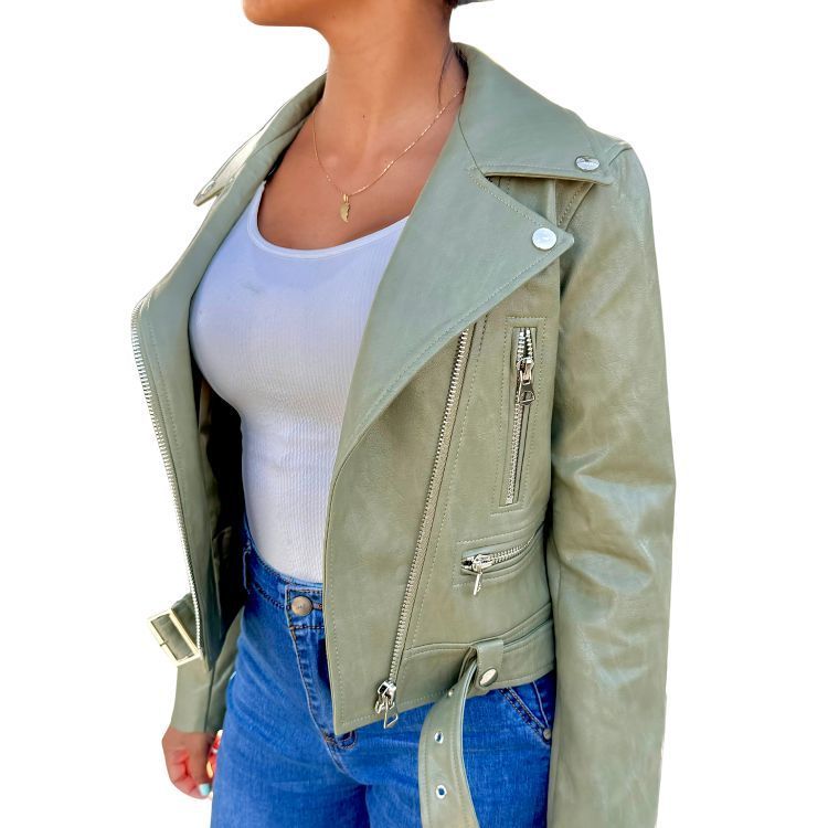 Chaqueta Ecocuero New Tentation Mujer-1