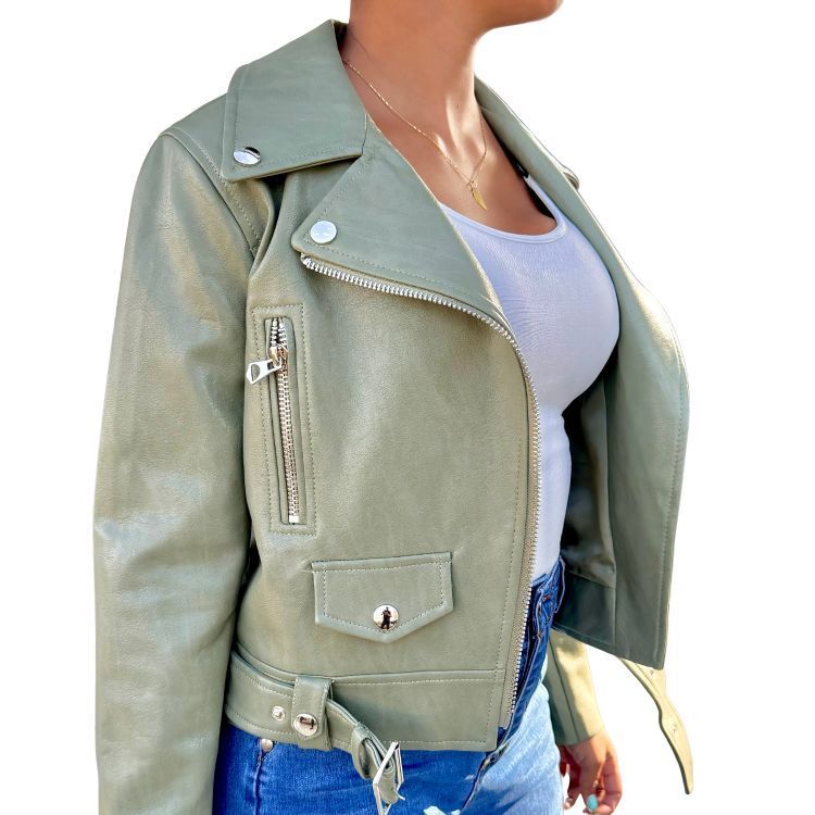 Chaqueta Ecocuero New Tentation Mujer-3
