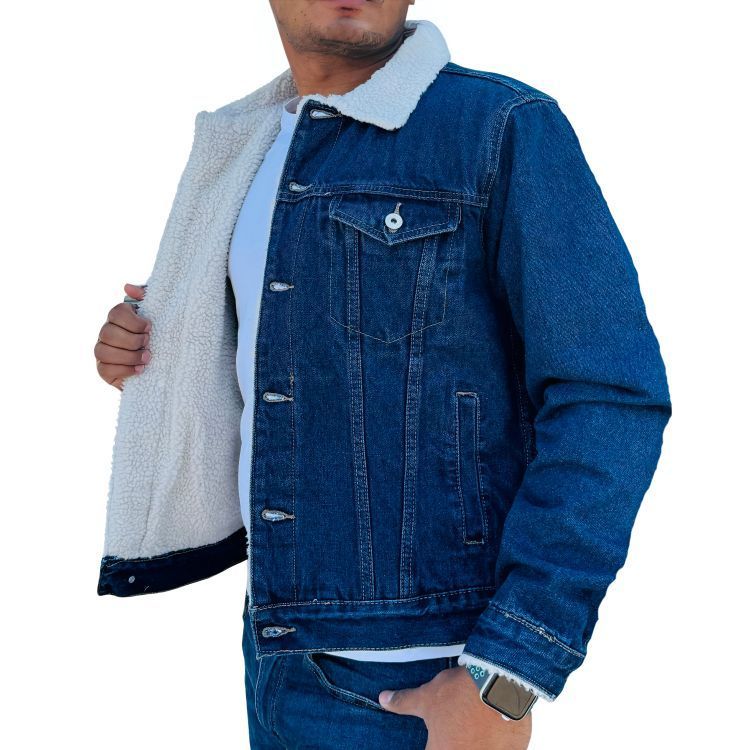 Chaqueta Mezclilla Chiporro Noruegan´s Man Hombre Azul Oscuro-1