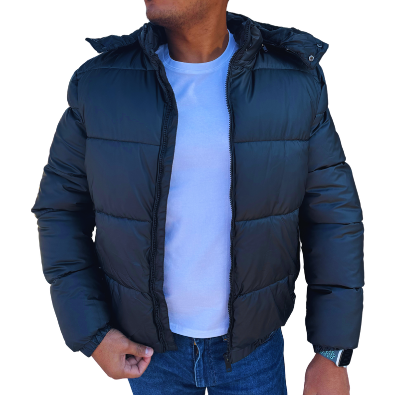 Chaqueta Parca Acolchada Impermeable Hombre-1