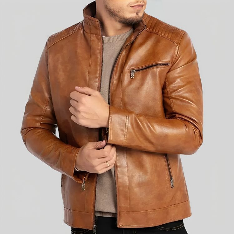 Chaqueta Ecocuero Soft Berlin Hombre-0